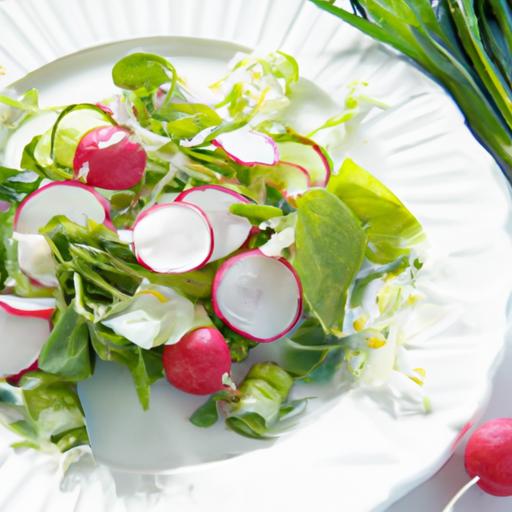 Fresh and Zesty: The Ultimate Pea Shoot and Radish Salad
