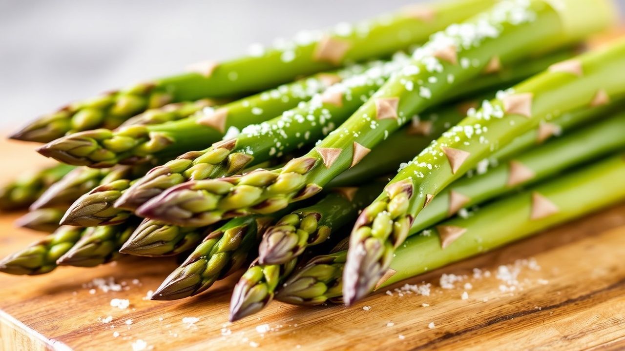 الهليون الطازج مجمَّد على صينية مع نصائح لحفظ القرمشة