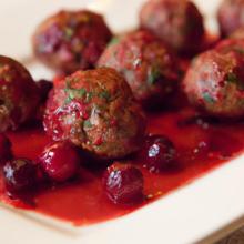 Tangy Cranberry Sauce Meatballs: A Perfect Holiday Appetizer
