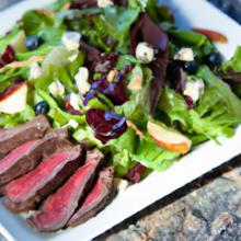 Bright Bites: Light Steak Salad with Bold Blue Cheese Crumbles