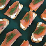 Elegant Bites: Crafting Smoked Salmon & Dill Canapés Delight