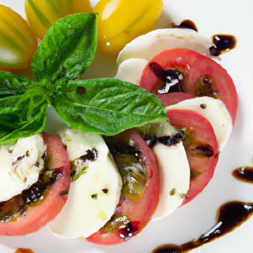 Timeless Caprese Salad: Fresh Flavors with Balsamic Glaze
