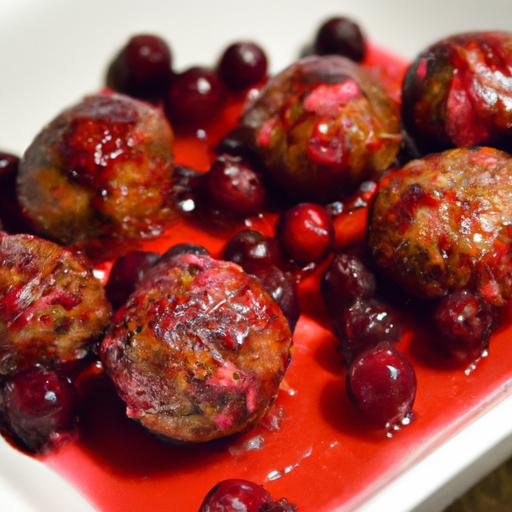 Tangy Cranberry Sauce Meatballs: A Perfect Holiday Appetizer