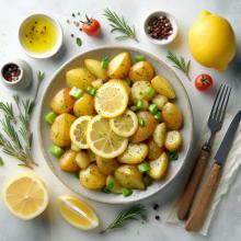 Zesty Greek Lemon Potatoes: Bright Taste of the Mediterranean