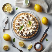 Zesty Lemon Meringue Pie: Crafting Tart & Sweet Harmony