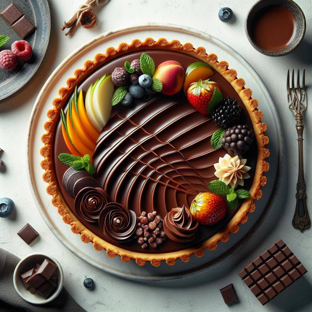 Decadent Chocolate Ganache Tart: A Luxurious Delight