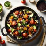 One-Pan Magic: Quick Black Bean & Rice Skillet Delight