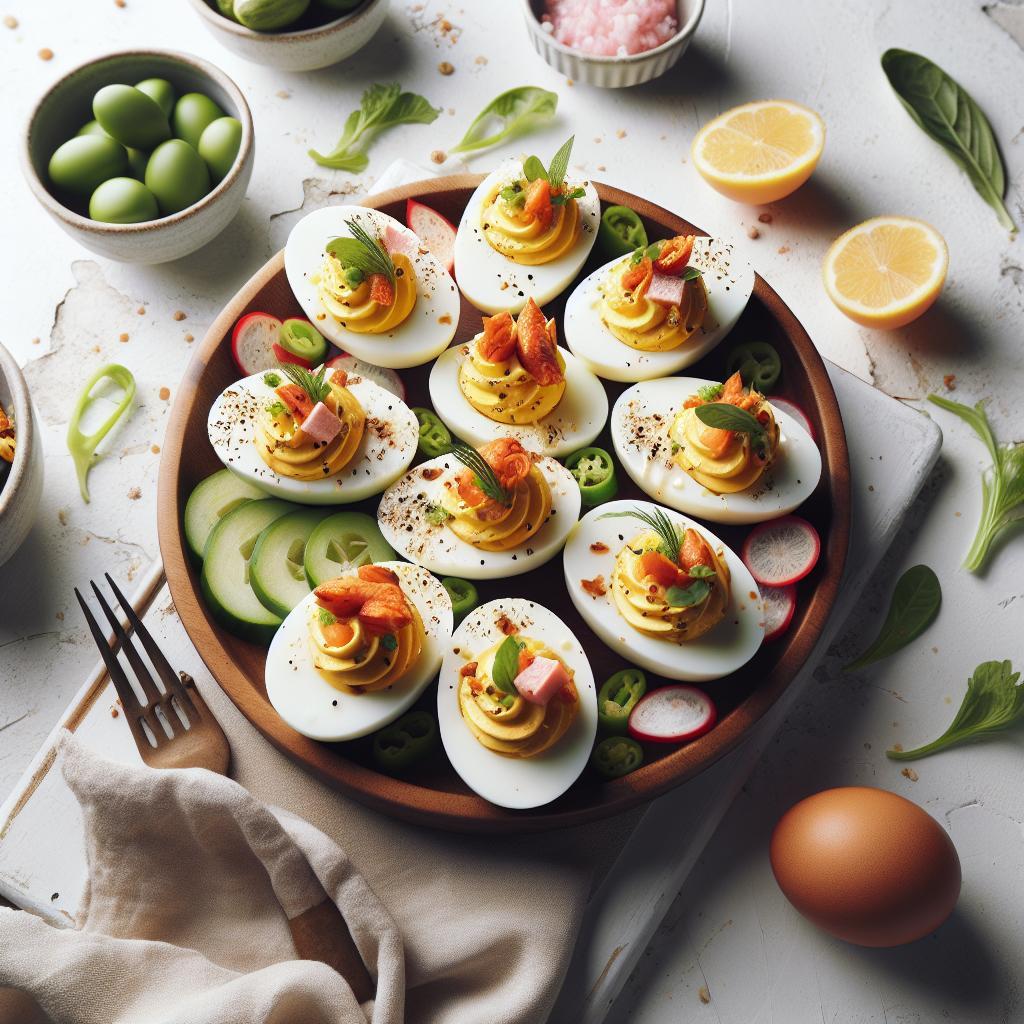 Deviled Eggs Delight: Classic Recipe Meets Bold Twists