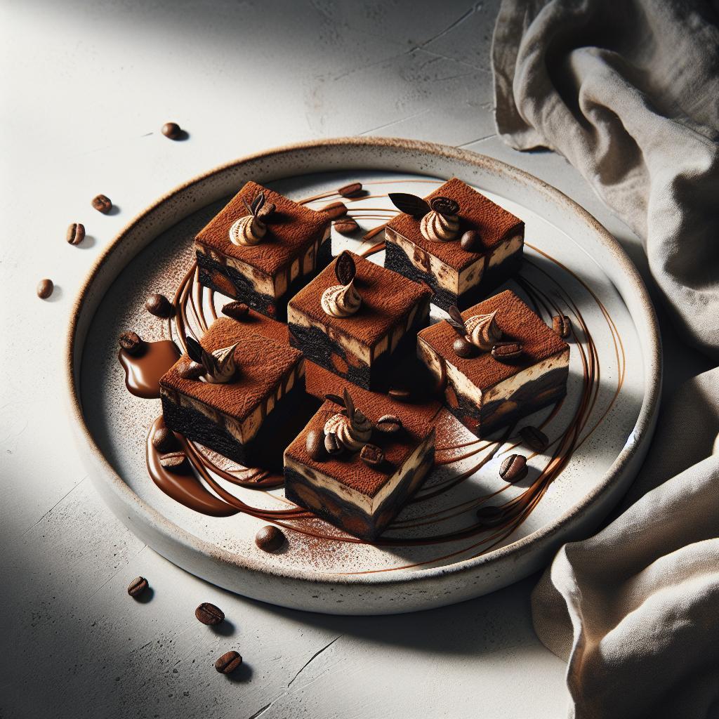 Indulge in Decadent Tiramisu Brownies with Coffee Mascarpone