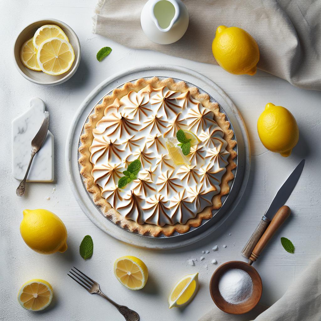 Zesty Lemon Meringue Pie: Crafting Tart & Sweet Harmony