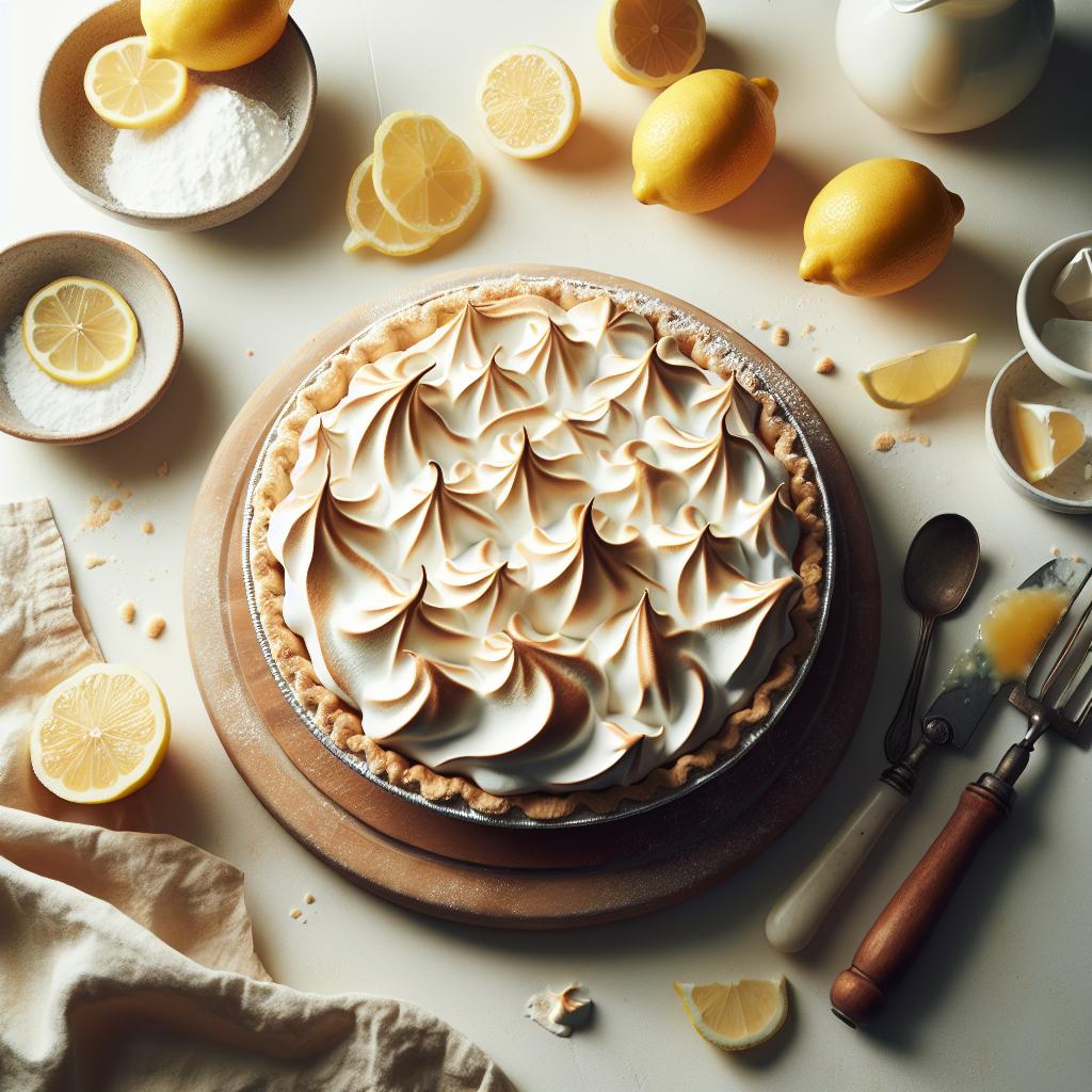 Zesty Lemon Meringue Pie: Crafting Tart & Sweet Harmony