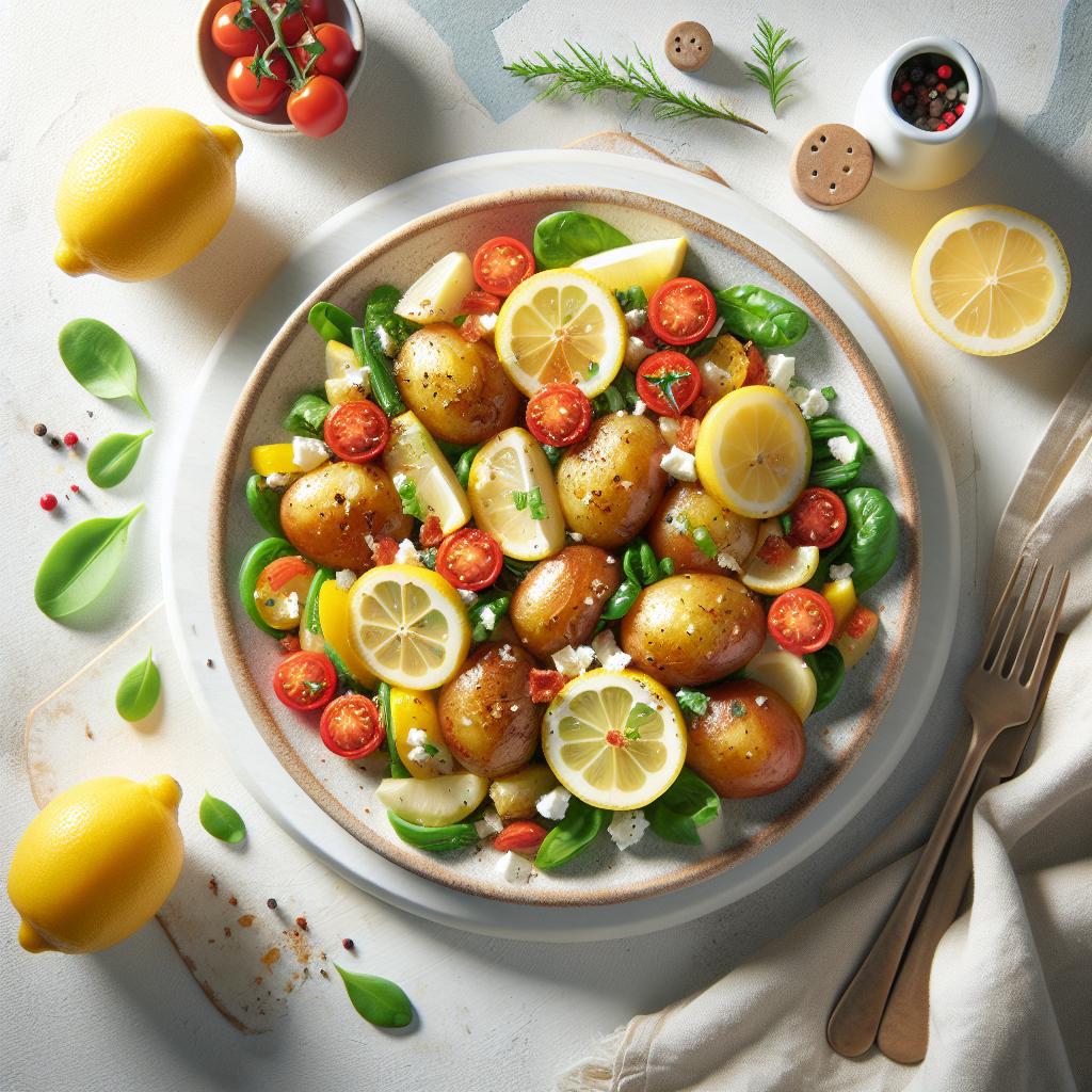Zesty Greek Lemon Potatoes: Bright Taste of the Mediterranean