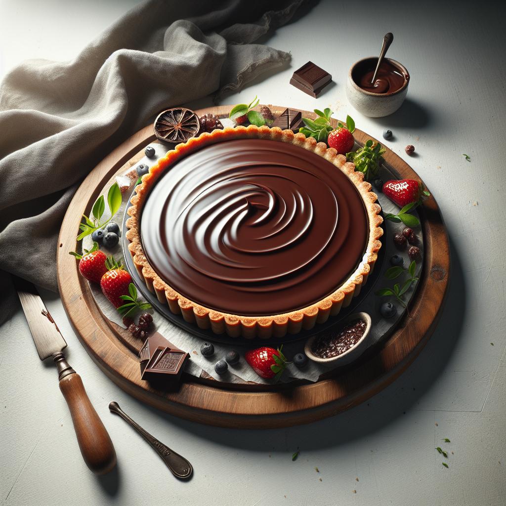 Irresistible Chocolate Ganache Tart: Silky, Rich Delight
