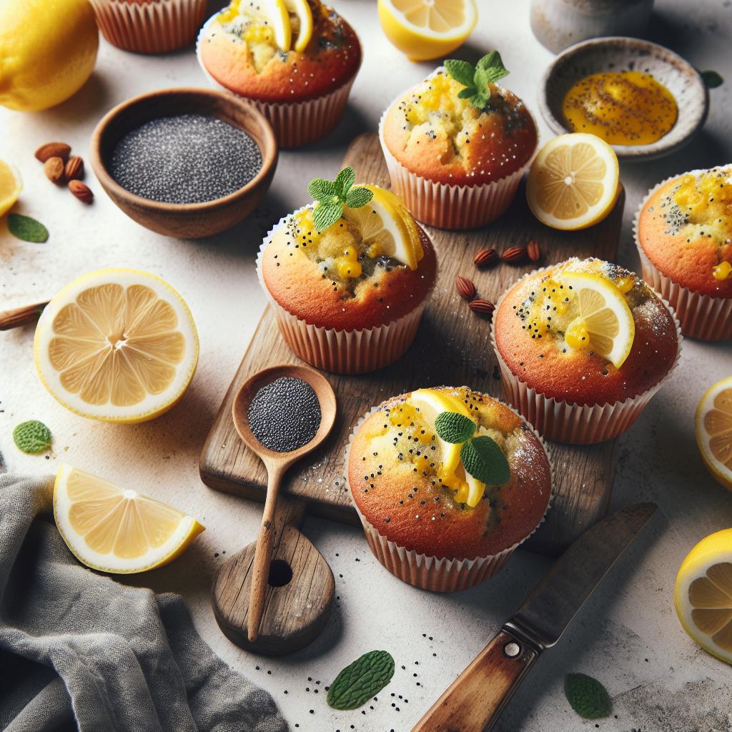 Start Your Day Right: Zesty Lemon Poppy Seed Muffins