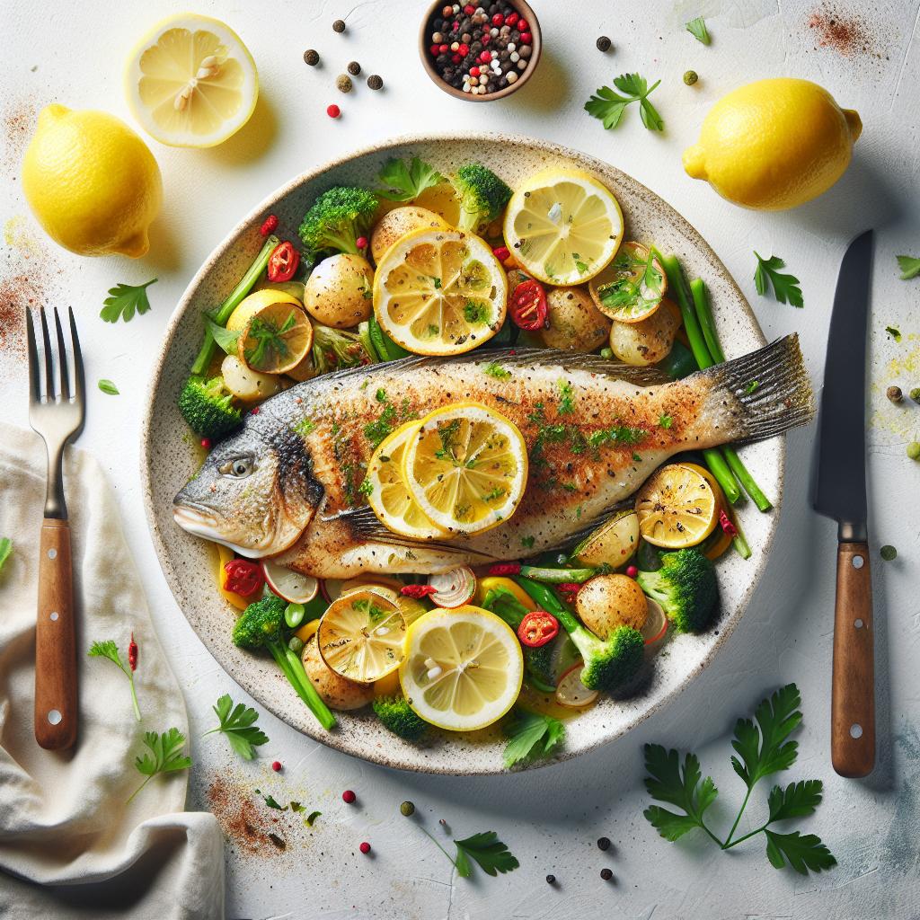 Zesty Lemon Pepper Baked Tilapia: A Flavorful Delight