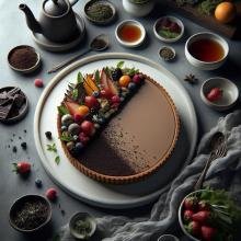 Earl Grey Chocolate Tart: A Luxurious Blend of Bold Flavors