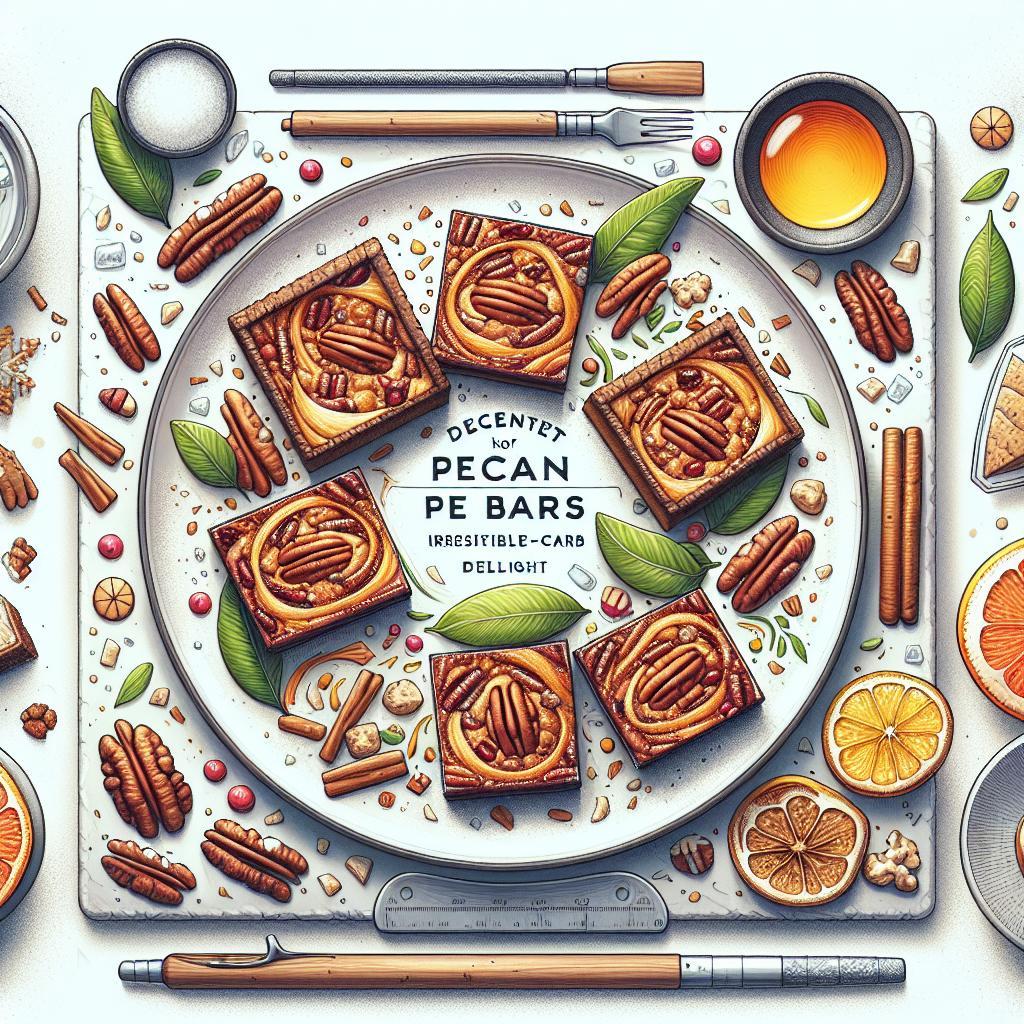 Decadent Keto Pecan Pie Bars: Irresistible Low-Carb Delight