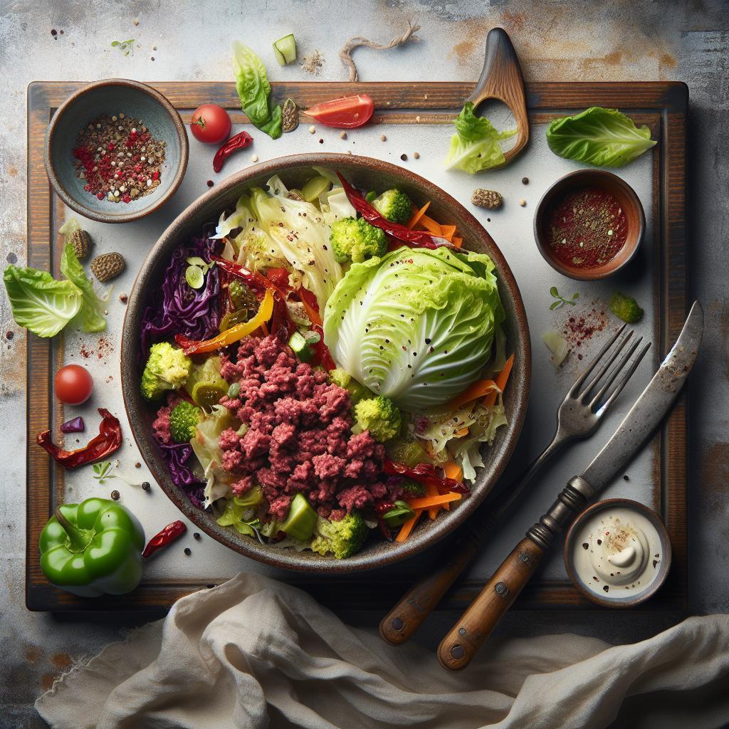 Wholesome Ground Beef & Cabbage: Simple Savory Delight