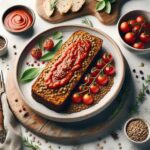 Hearty Vegan Lentil Loaf with Savory Tomato Glaze Bliss