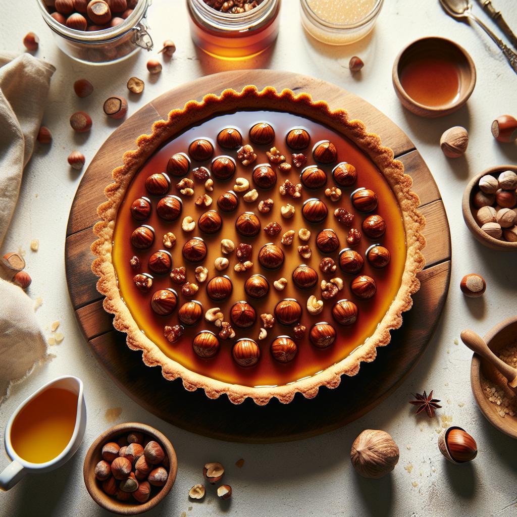 Decadent Maple & Roasted Hazelnut Tart: A Sweet Symphony