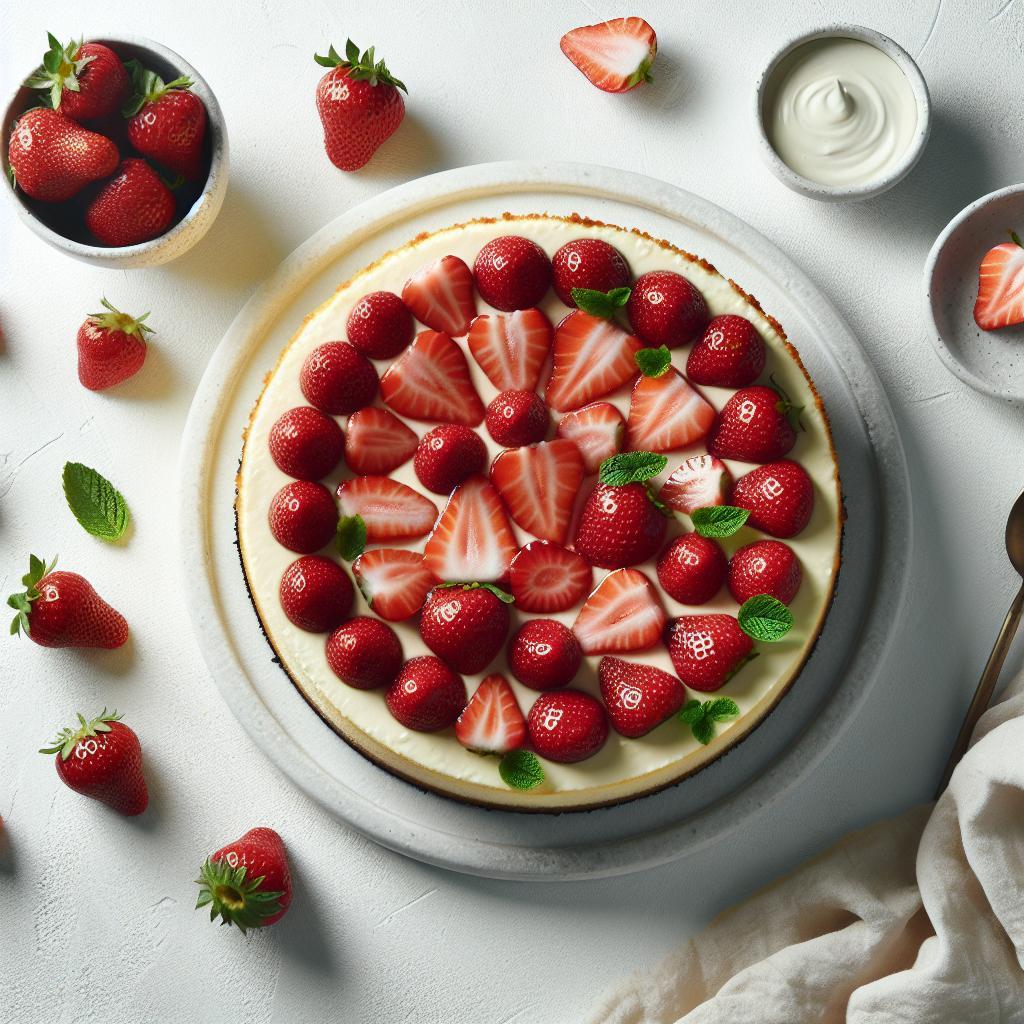 No-Bake Strawberry Cheesecake: Quick Creamy Bliss Recipe