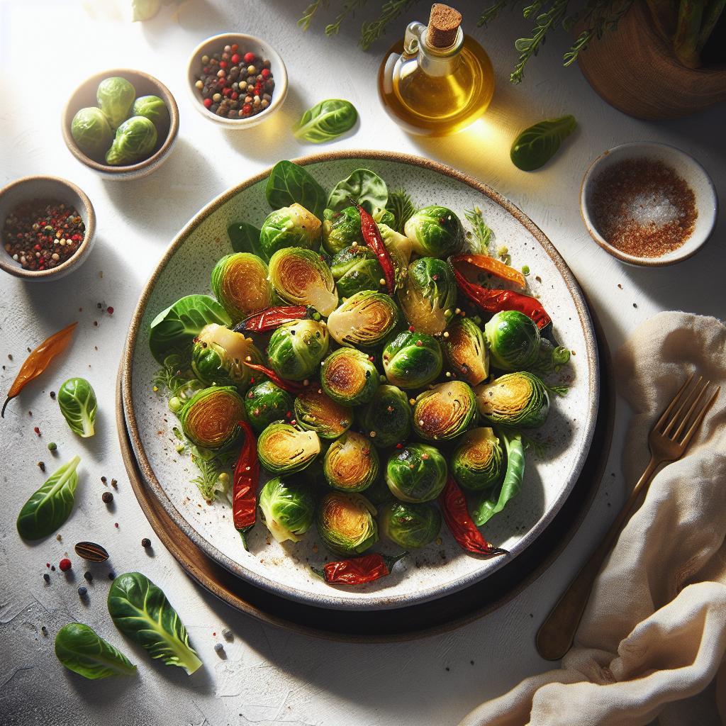 Golden Crispy Brussels Sprouts: A Flavor-Packed Delight