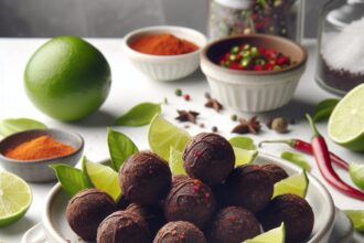 Zesty Lime & Chili Dark Chocolate Truffles: Bold Flavor Fusion