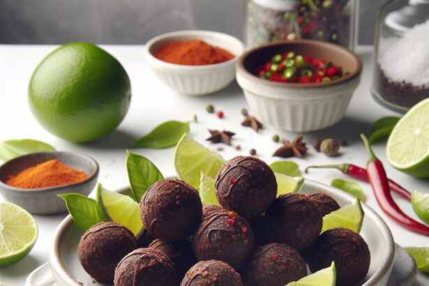 Zesty Lime & Chili Dark Chocolate Truffles: Bold Flavor Fusion