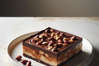 Indulge in the Ultimate Layered Chocolate & Peanut Butter Fudge