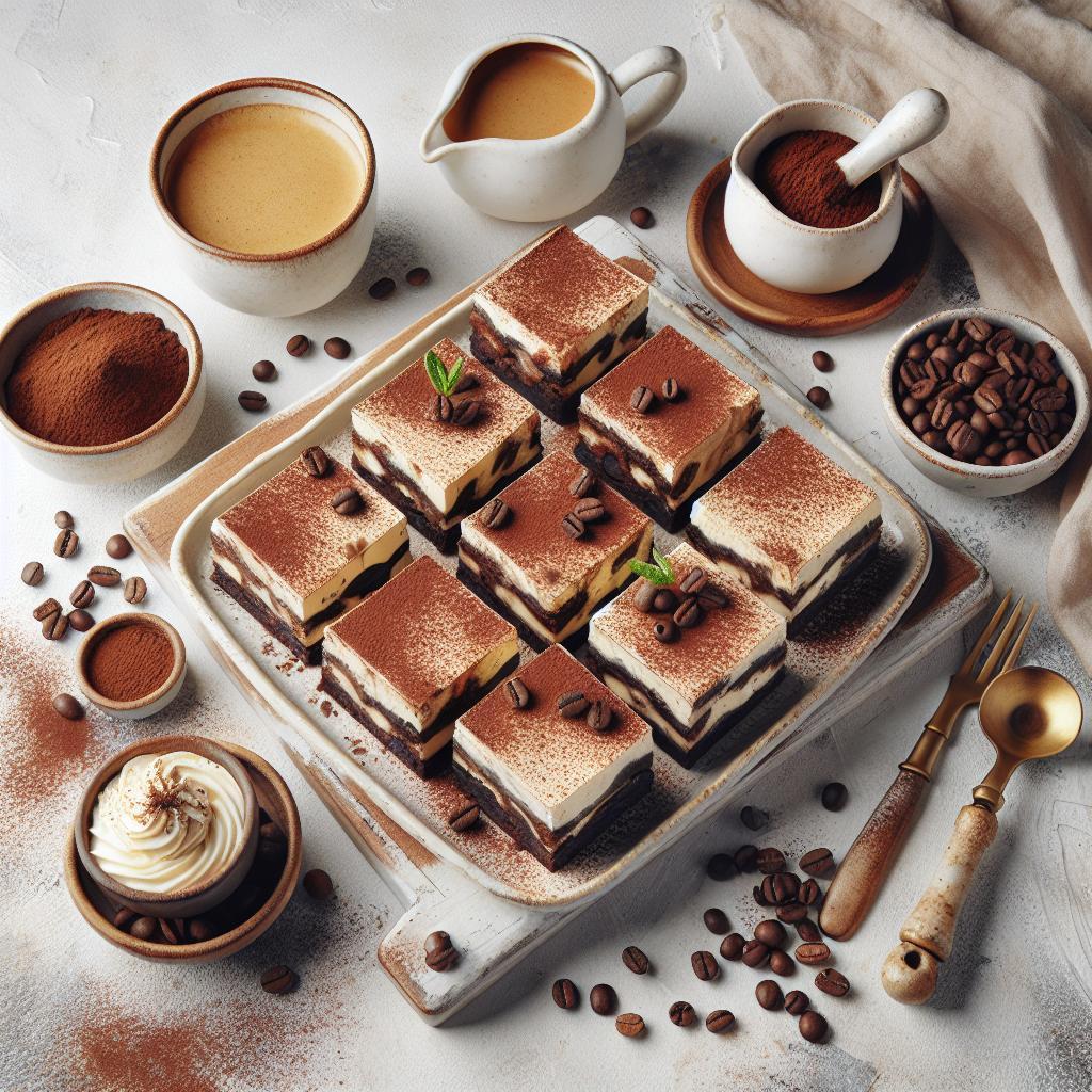 Indulgent Tiramisu Brownies with Creamy Coffee-Mascarpone