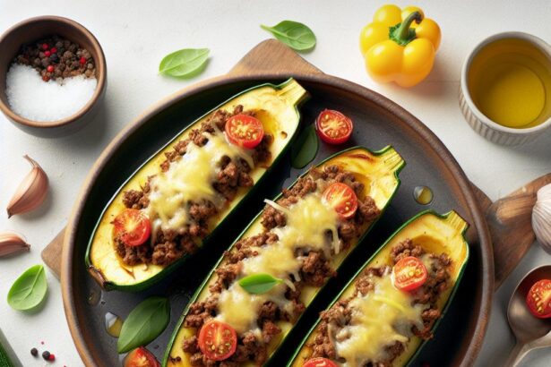 Savory Stuffed Zucchini Boats with Ground Beef Bliss
