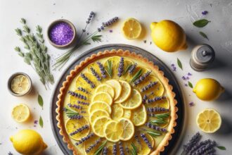 Zesty Lemon & Lavender Tart: A Perfect Flavor Harmony