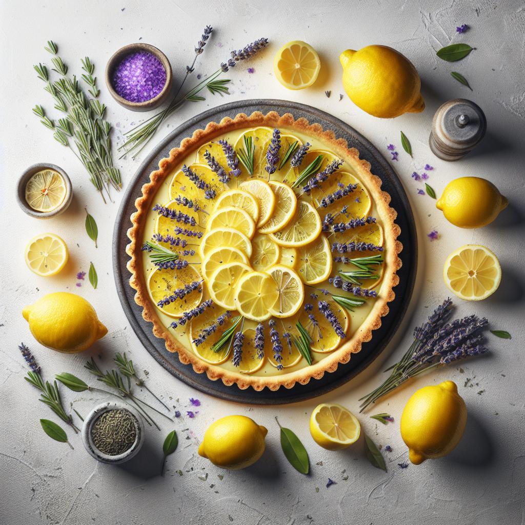 Zesty Lemon & Lavender Tart: A Perfect Flavor Harmony