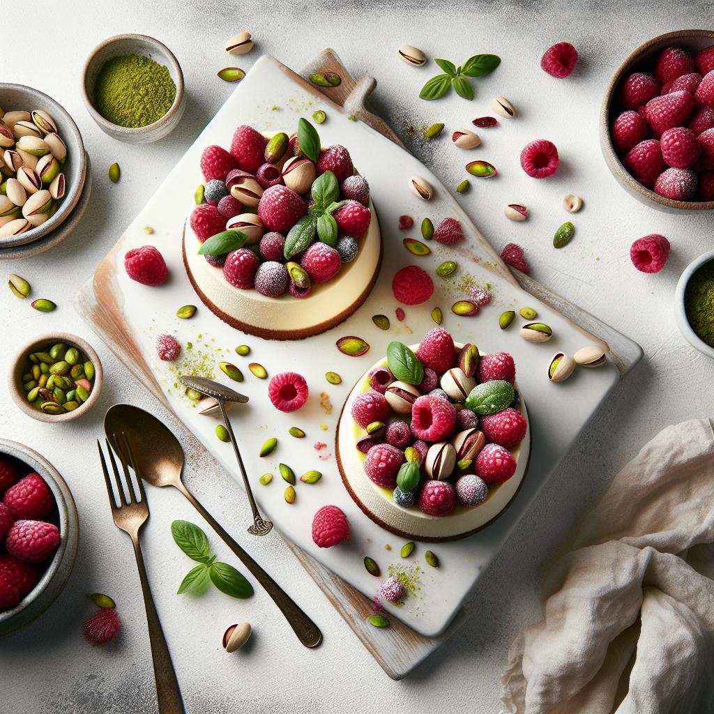 Decadent Pistachio & Raspberry Cheesecake Domes Unveiled