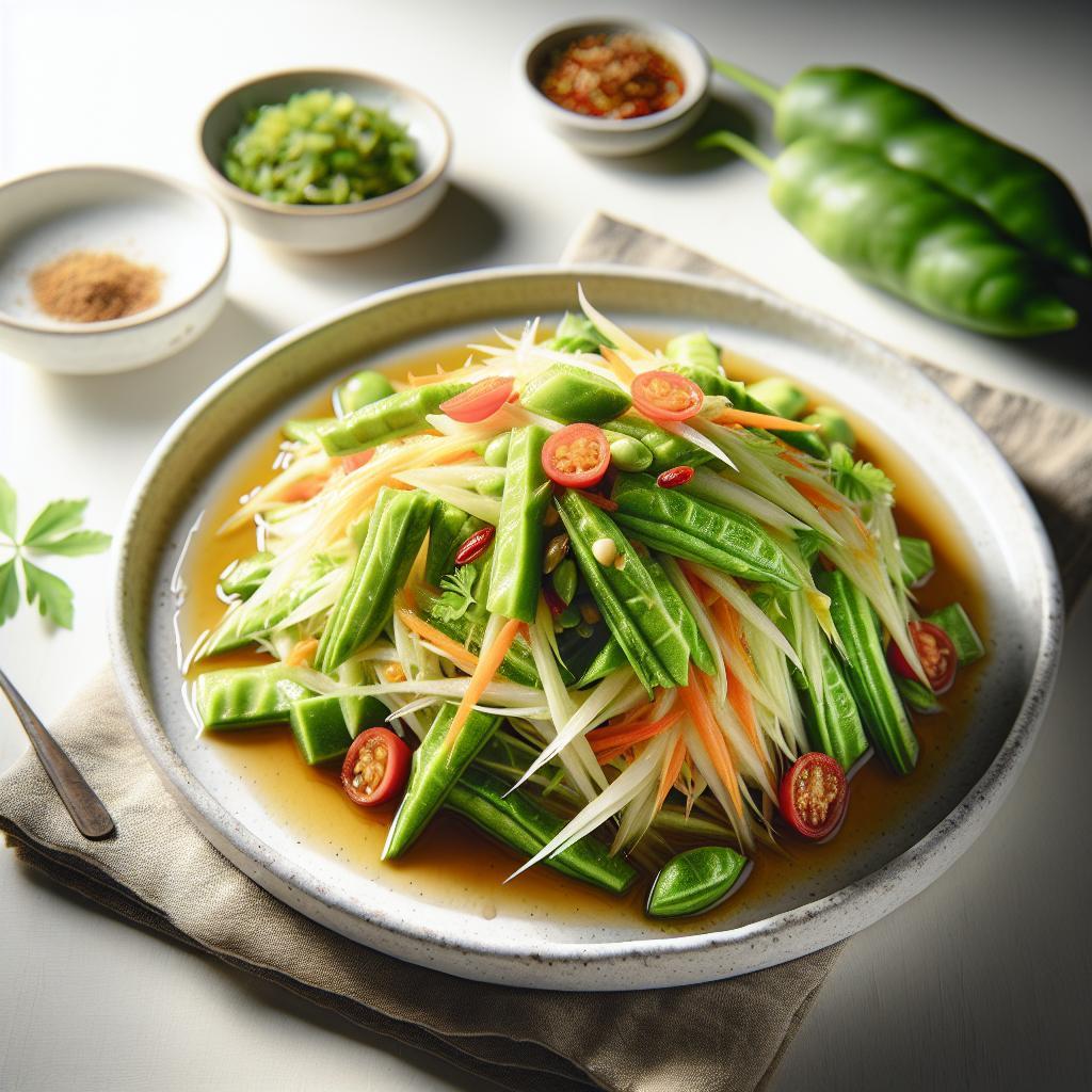 Thai Green Papaya Salad: Asia’s Zesty Culinary Treasure