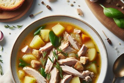Hearty Turkey and Potato Soup: Comfort in Every Spoonful