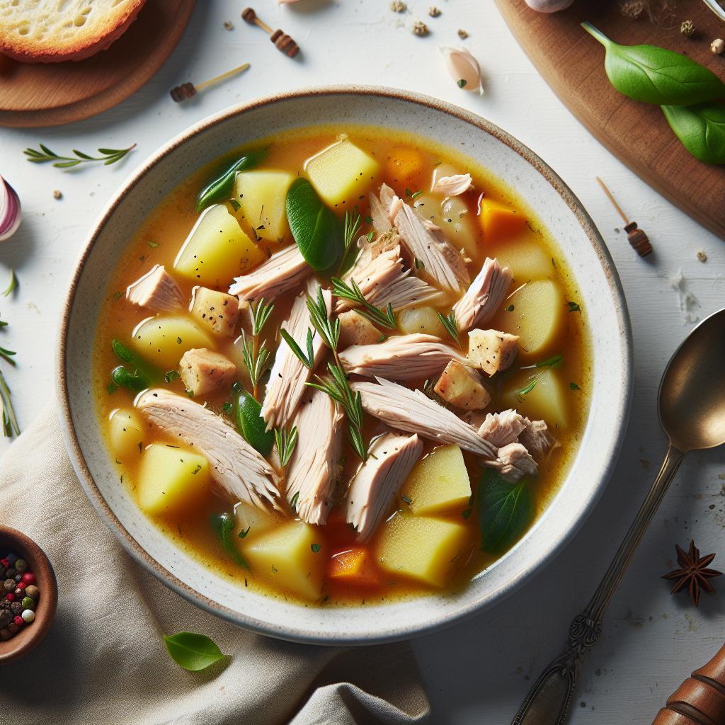 Hearty Turkey and Potato Soup: Comfort in Every Spoonful