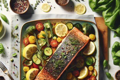 Herb-Infused Baked Salmon: A Flavorful, Healthy Delight