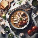 Savoring the Harmony: Turkey and Mushroom Soup Delight