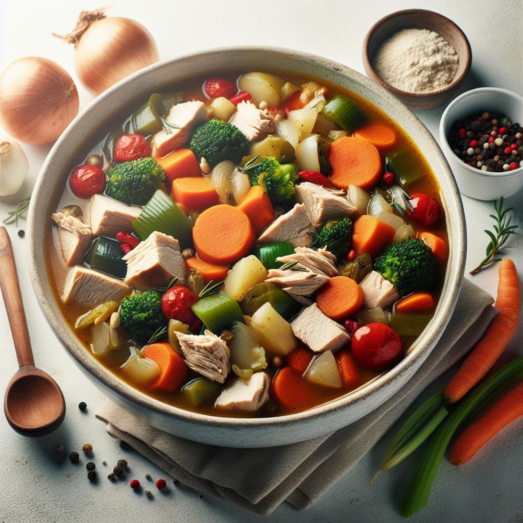 Hearty Turkey and Vegetable Stew: A Nutritious Comfort Bowl