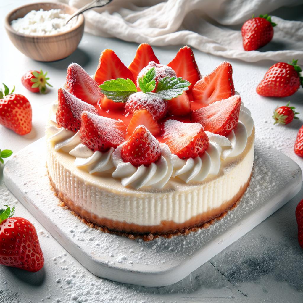 No-Bake Strawberry Cheesecake: Creamy Delight in Minutes