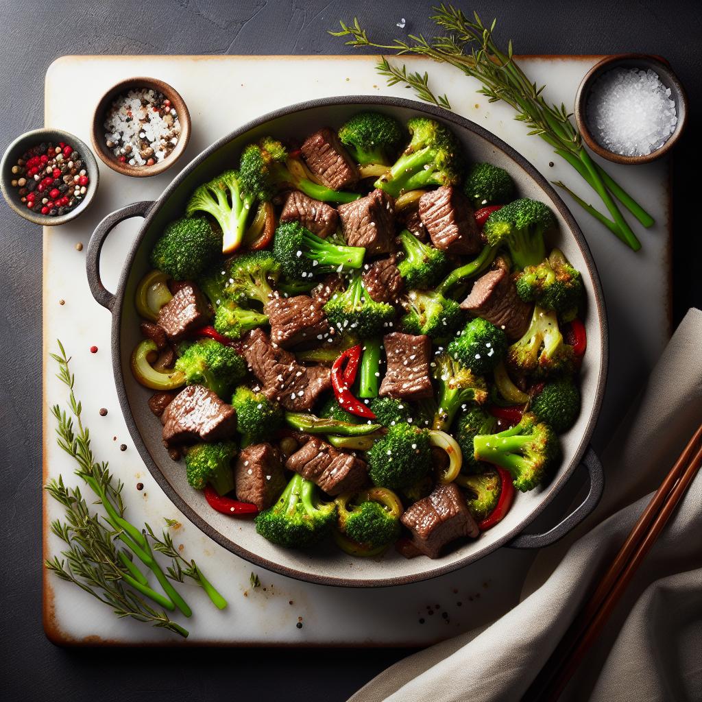 Sizzling Beef and Broccoli Skillet: Quick, Flavorful Feast