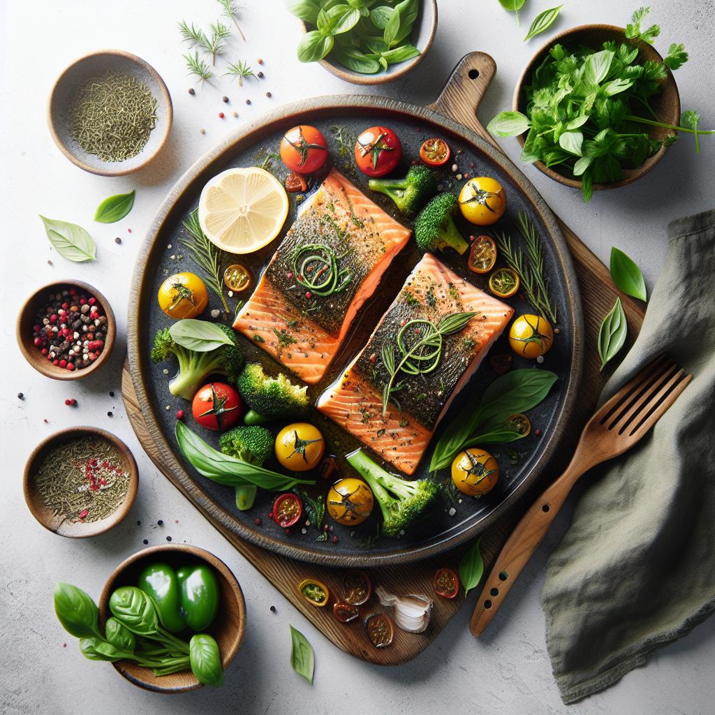 Herb-Infused Baked Salmon: A Flavorful, Healthy Delight