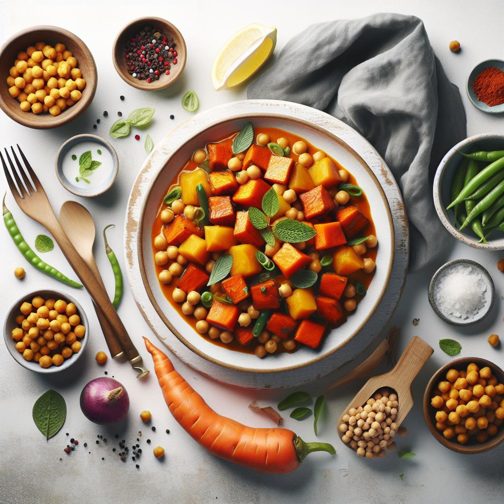 Hearty Sweet Potato & Chickpea Curry: A Flavorful Feast