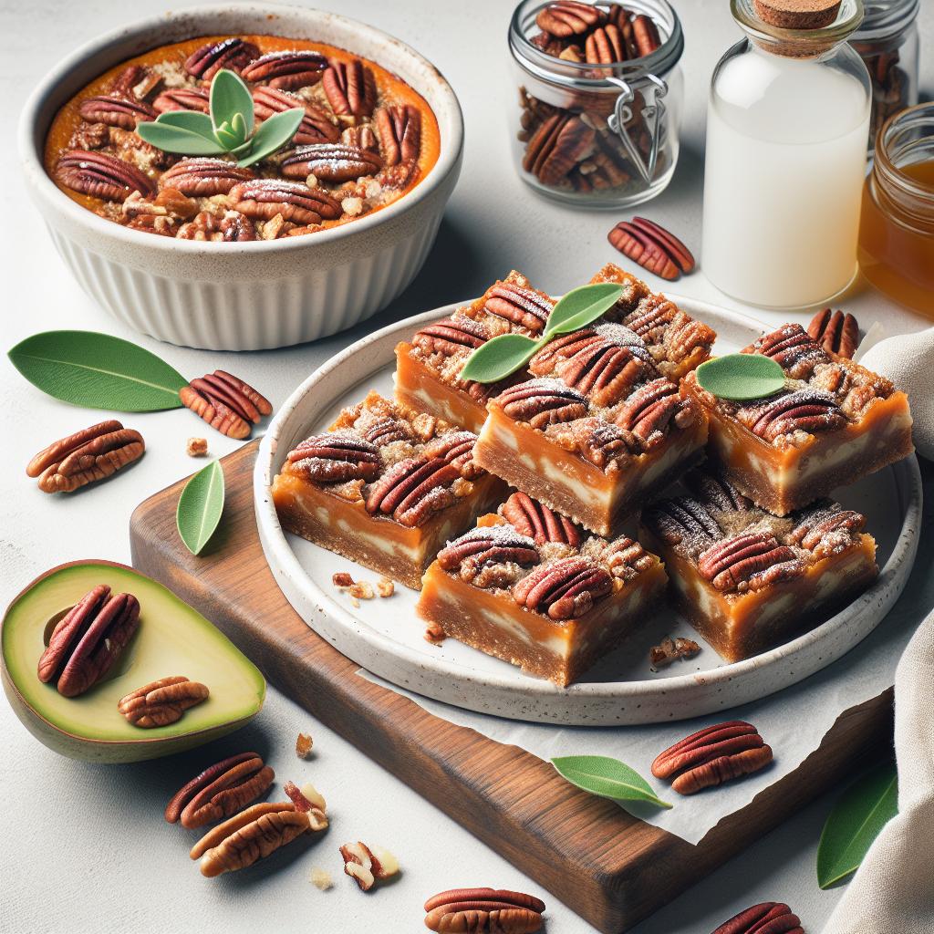 Decadent Keto Pecan Pie Bars: Irresistible Low-Carb Delight