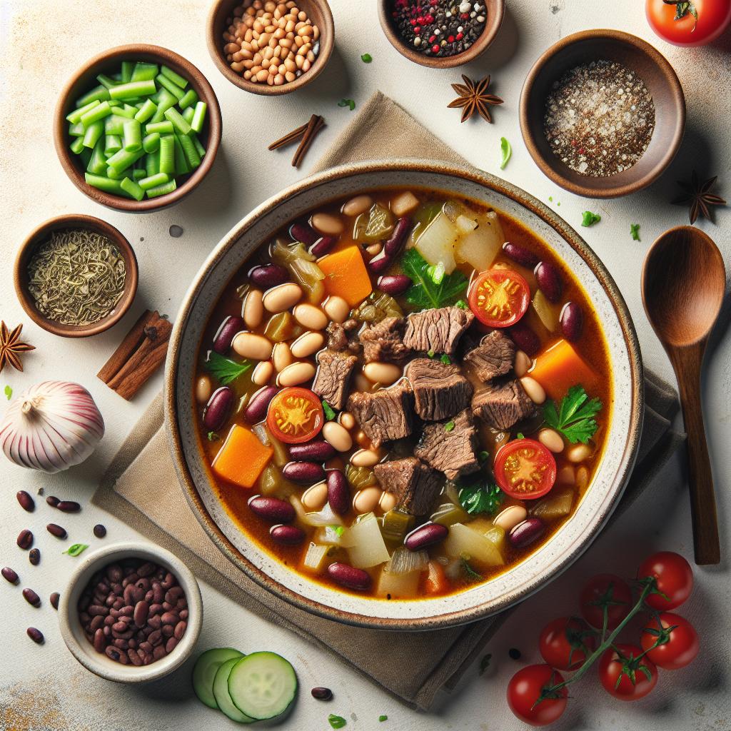 Hearty Beef and Bean Soup: A Comfort Food Classic Recipe