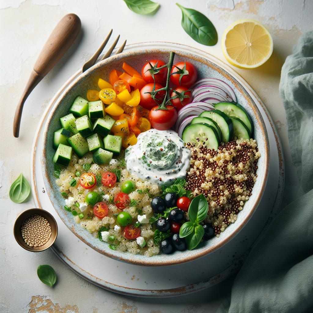 Mediterranean Magic: Greek Quinoa Bowls with Tzatziki Flair