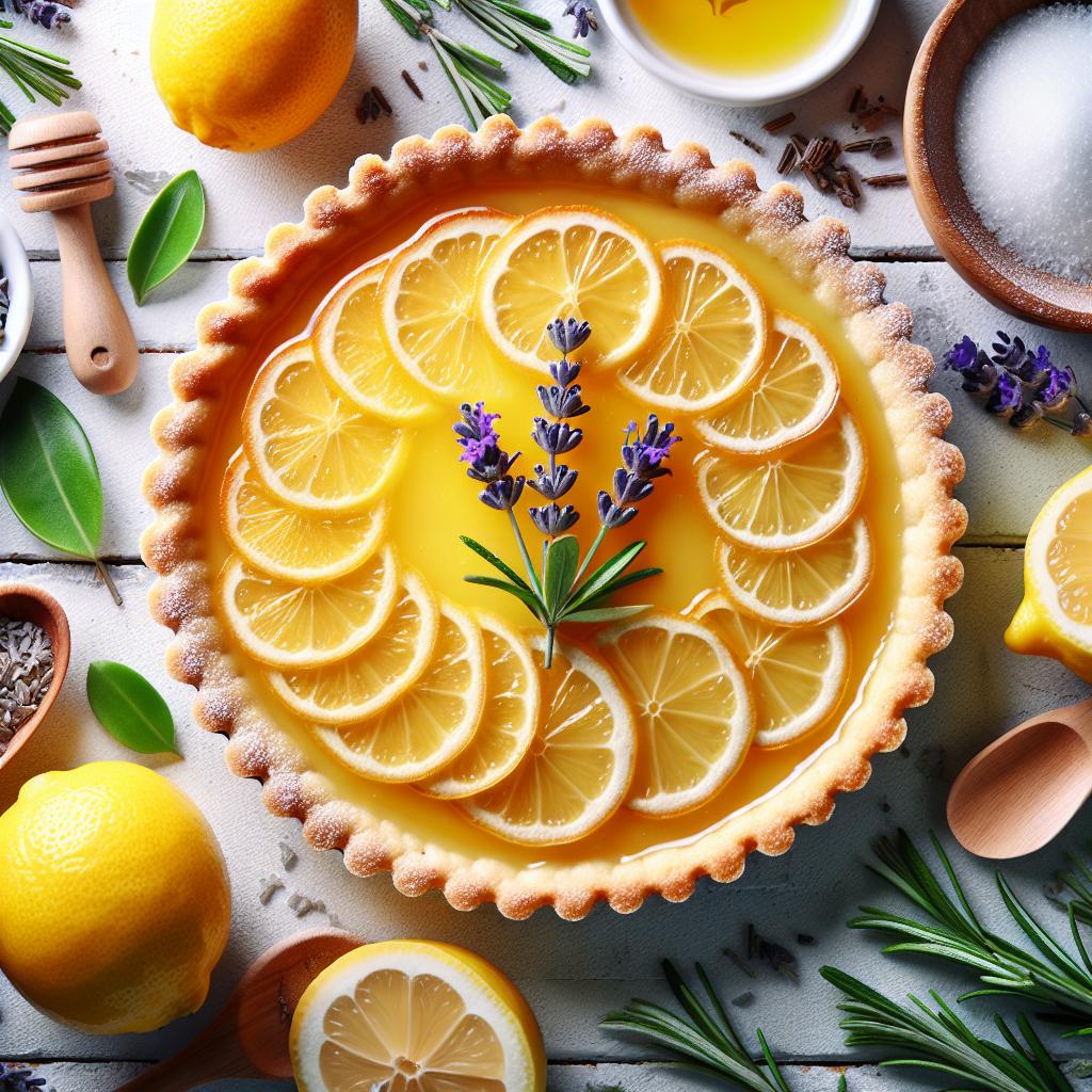 Zesty Lemon & Lavender Tart: A Perfect Flavor Harmony
