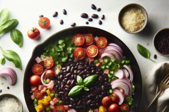 One-Pan Wonder: Quick Black Bean & Rice Skillet Delight