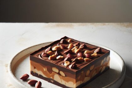 Indulge in the Ultimate Layered Chocolate & Peanut Butter Fudge